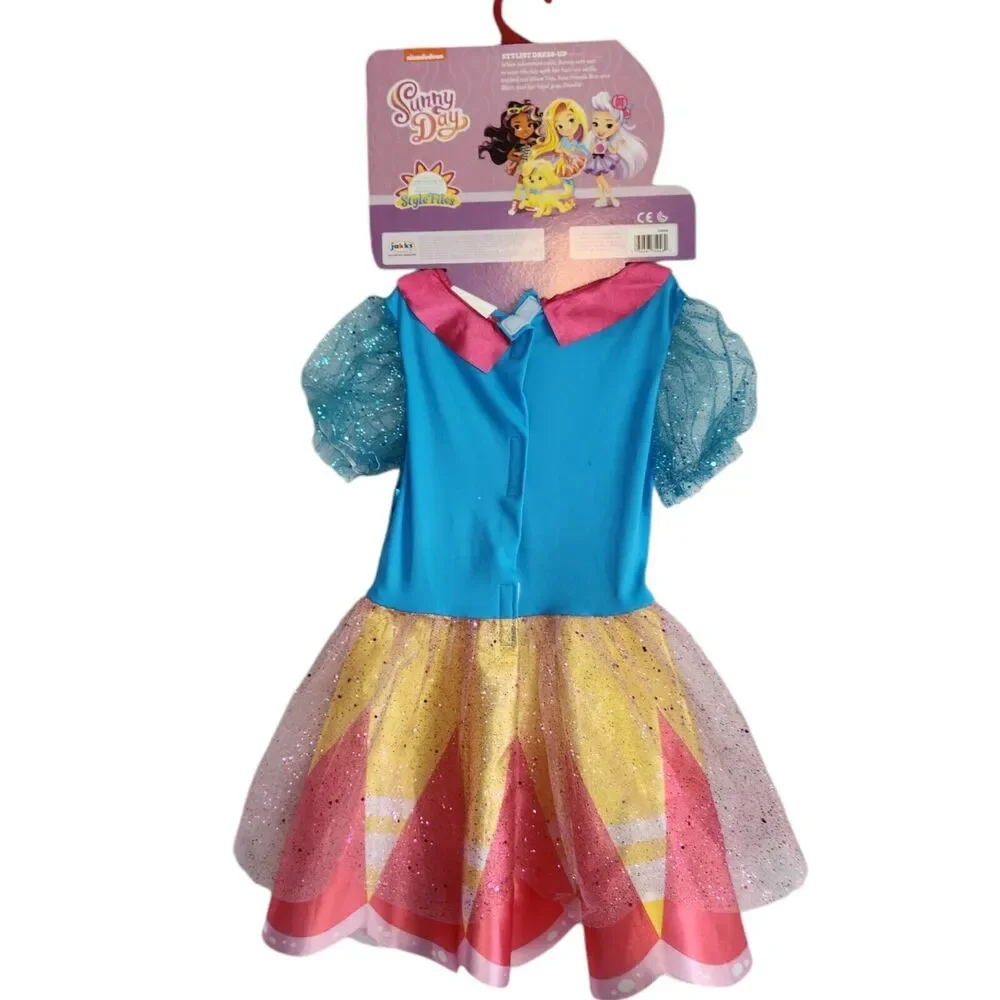 Sunny Day Halloween Costume Girls Dress Size 4-6x Sparkle Tulle Dress Up New